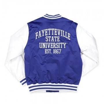 Fayetteville State Broncos Blue and White Jacket