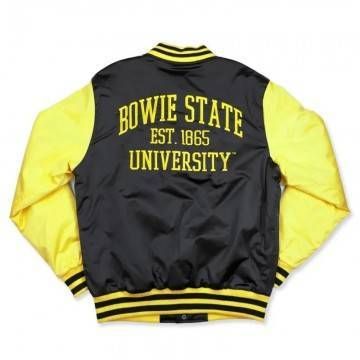 Bowie State Bulldogs Black and Gold Jacket