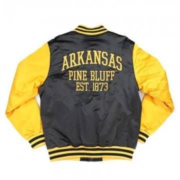 Arkansas-Pine Bluff Golden Lions Black and Gold Jacket