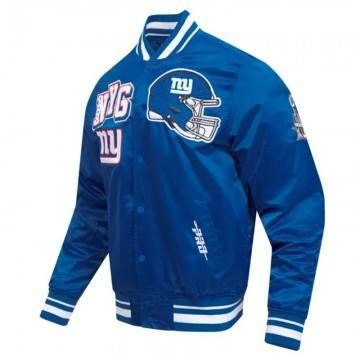 NY Giants Mashup Classic Rib Satin Jacket