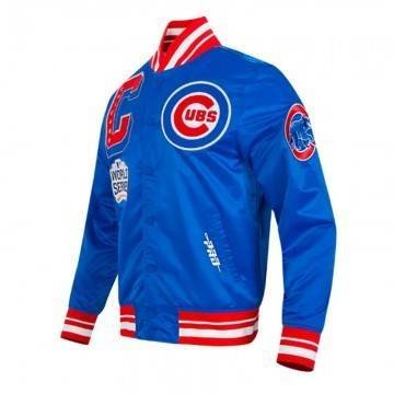 Chicago Cubs Mashup Classic Rib Satin Jacket Chicago Cubs Mashup Classic Rib Satin Jacket