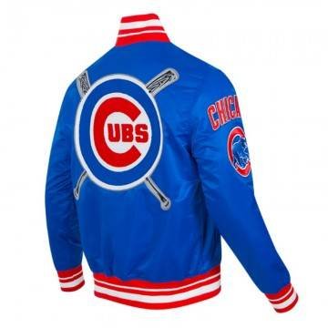 Chicago Cubs Mashup Classic Rib Satin Jacket Chicago Cubs Mashup Classic Rib Satin Jacket