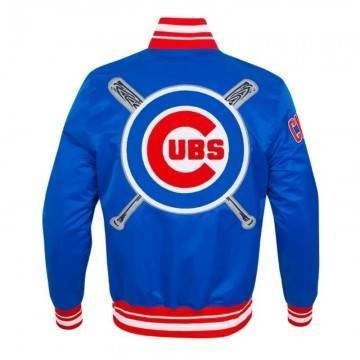 Chicago Cubs Mashup Classic Rib Satin Jacket Chicago Cubs Mashup Classic Rib Satin Jacket