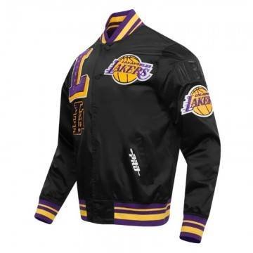 LA Lakers Mashup Classic Rib Satin Jacket