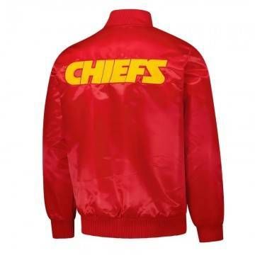 Kansas City Chiefs Exclusive Red Varsity Satin Jacket