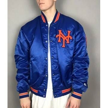 Mets New York Blue Satin...