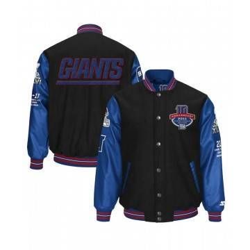 New York Giants Super Bowl Champions Varsity Jacket