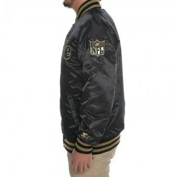 Black Label Seattle Seahawks Black Satin Jacket