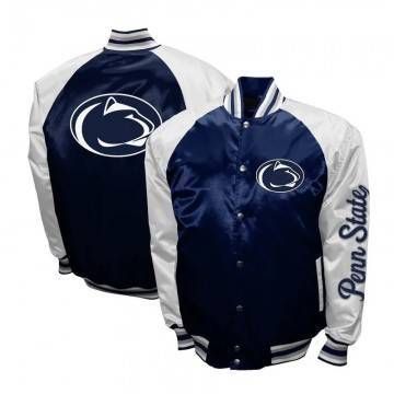 Penn State Nittany Lions Navy Satin Jacket