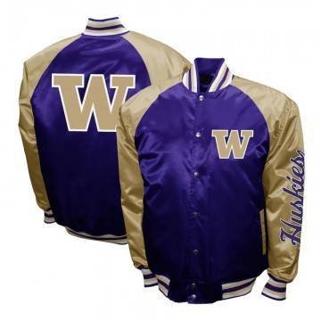 Washington Huskies The Game Purple Satin Jacket