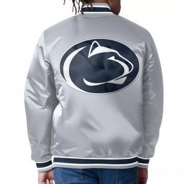 Grey Penn State Nittany Lions G-III Satin Jacket Grey Penn State Nittany Lions G-III Satin Jacket