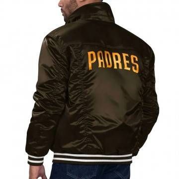 San Diego Padres Silver Tab Trucker Jacket