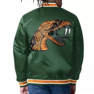 Florida A&M Rattlers G-III Green Satin Jacket