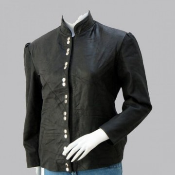 New Women's Black Biker Halle Berry Leather Jacket