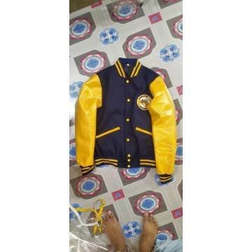 Ella Purnell Letterman Varsity Bomber Jacket - Classic Hollywood Style