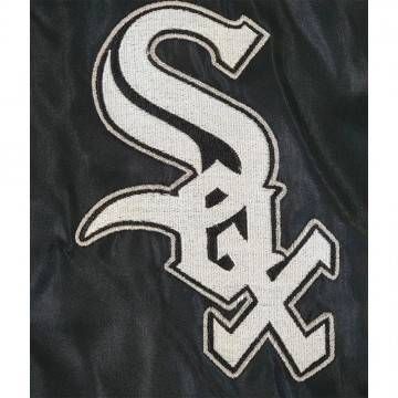 Chicago White Sox 90’s Black Satin Jacket