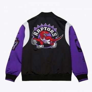 Toronto Raptors Team Origins Black Satin Jacket