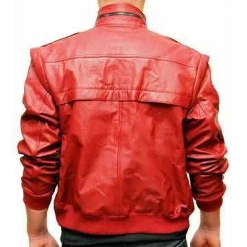Cobra Kai Legacy Red Leather Jacket