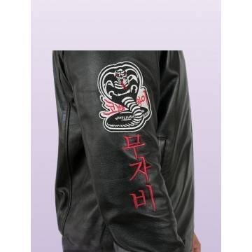 Karate Kid Cobra Leather Bomber
