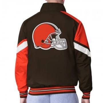 Cleveland Browns Strong Arm Brown Full-Zip Jacket