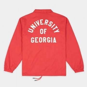 Georgia Bulldogs Football Classic Helmet Coaches Jacket