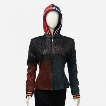 Harley Quinn Daddys Lil Monster Quilted Leather Jacket Harley Quinn Daddys Lil Monster Quilted Leather Jacket