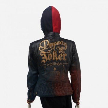 Harley Quinn Daddys Lil Monster Quilted Leather Jacket Harley Quinn Daddys Lil Monster Quilted Leather Jacket