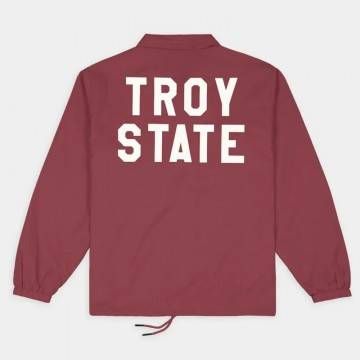 Retro Troy State Trojans Football Coaches Jacket