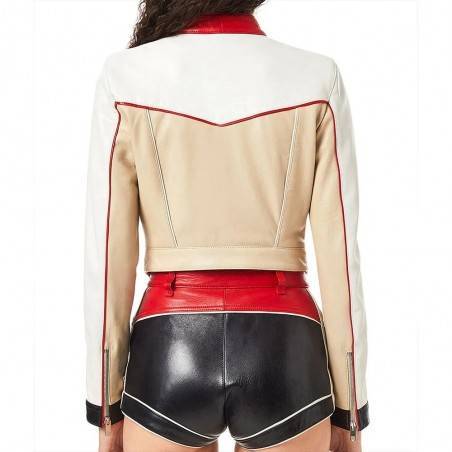 Shop Nathalie Emmanuel Fast X Leather Jacket