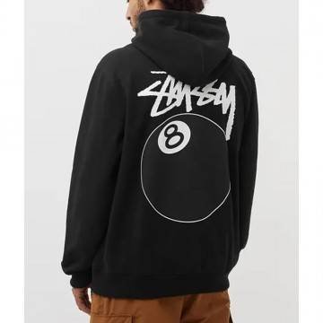 Black 8 Ball Stussy Hoodie