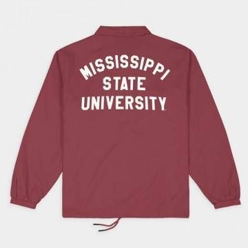Mississippi State Bulldogs Vintage Logo Coaches Jacket