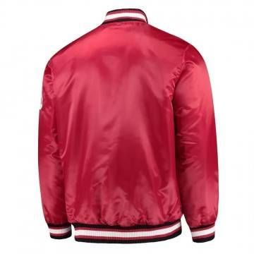 Oklahoma Sooners O-Line Crimson Satin Jacket