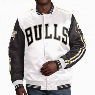 Chicago Bulls Striped White...