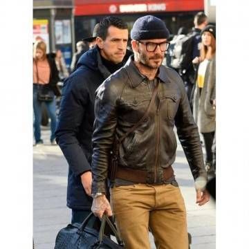 David Beckham Brown Leather...