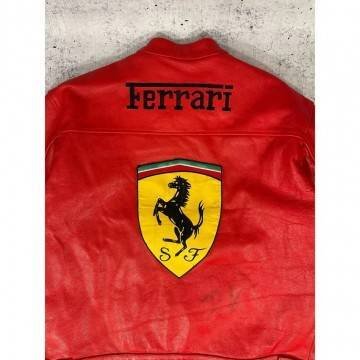 Ferrari Racing Leather Jacket