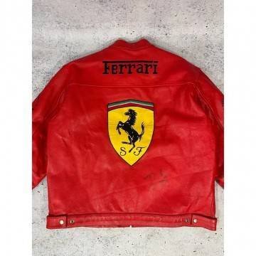 Ferrari Racing Leather Jacket