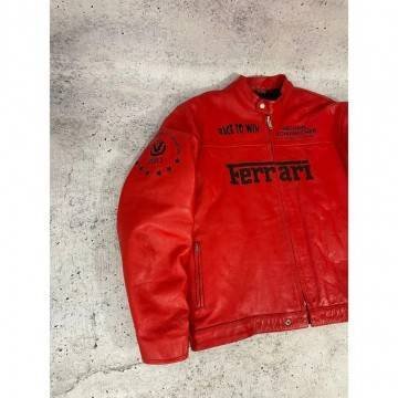 Ferrari Racing Leather Jacket