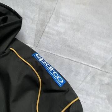Porsche Big Logo Black Bomber Racing Jacket