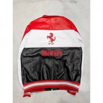Vintage Ferrari F1 Leather Bomber Jacket Vintage Ferrari F1 Leather Bomber Jacket