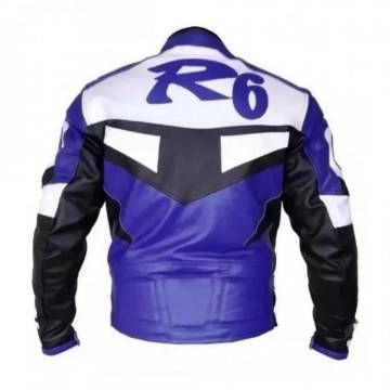 Yamaha R6 Blue Motorcycle Jacket