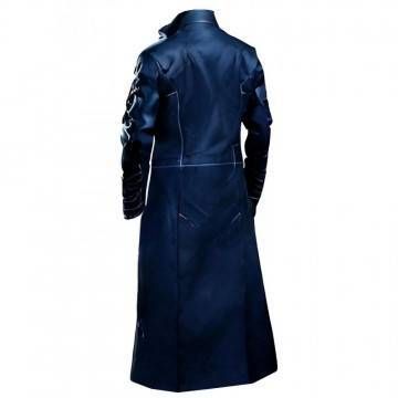 Men's Gellert Grindelwald Blue Cotton Coat