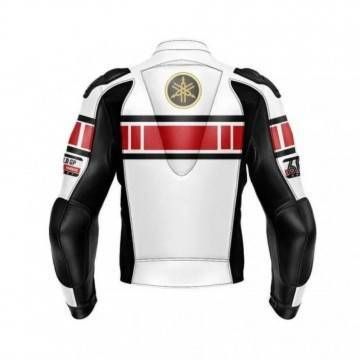 Yamaha Racing Genuine Cowhide Leather Jacket