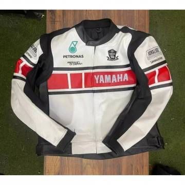 Yamaha Racing White Leather...