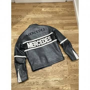Mercedes F1 Race Leather Jacket