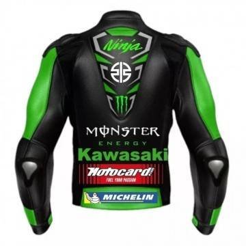 Kawasaki Ninja Monster Energy Leather Jacket