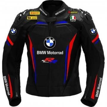 BMW Motorrad Black Leather...