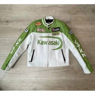 Kawasaki ZX6R White Leather...