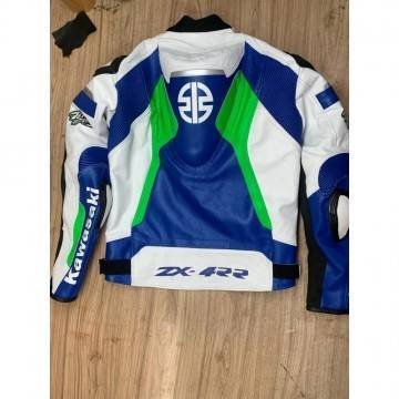 Kawasaki Ninja Multicolor Leather Jacket