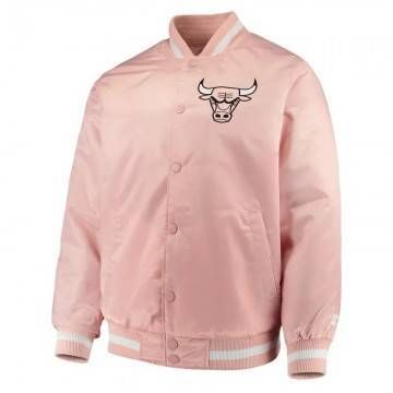 Chicago Bulls Pink Satin...