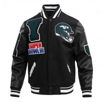 NY Jets Mashup Varsity Jacket